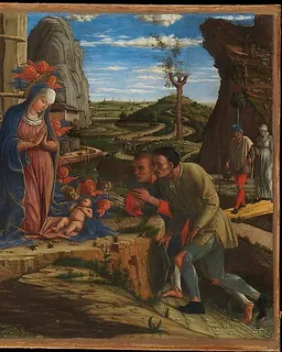 The Adoration of the Shepherds by Andrea Mantegna