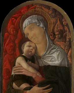 Madonna and Child with Seraphim and Cherubim by Andrea Mantegna