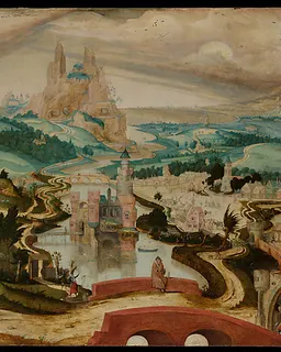 The Arrival in Bethlehem by Master of the Brussels Calling of Saint Matthew