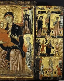 Madonna and Child Enthroned by Master of the Magdalen