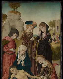 The Lamentation by Master of the Virgin among Virgins