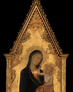 Madonna and Child with Saints and Angels by Lippo Memmi (Filippo di Memmo)