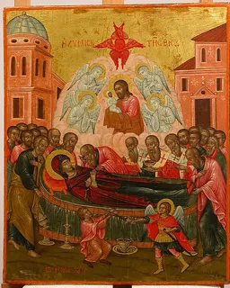 The Dormition of the Virgin by Ioannes Mokos