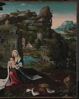 The Rest on the Flight into Egypt by Netherlandish (Antwerp) Painters