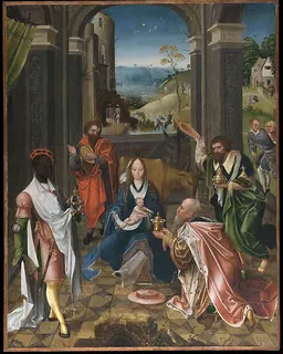 The Adoration of the Magi by Netherlandish (Antwerp Mannerist) Painter