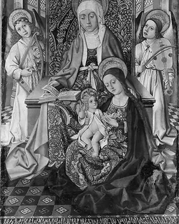 Saint Anne Enthroned with the Virgin and Child by Osma Master