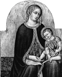 Madonna and Child with Saints by Priamo della Quercia (Priamo del Pietro)