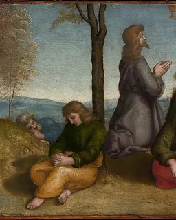 The Agony in the Garden by Raffaello Sanzio da Urbino