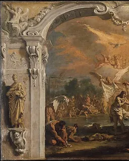 The Baptism of Christ by Sebastiano Ricci