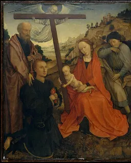 The Holy Family with Saint Paul and a Donor by Rogier van der Weyden