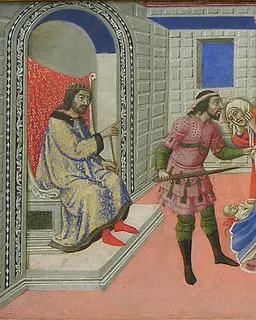 The Massacre of the Innocents by Sano di Pietro (Ansano di Pietro di Mencio)