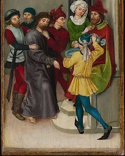 Christ before Pilate; The Resurrection by Ludwig Schongauer