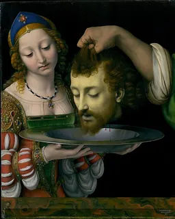 Salome with the Head of Saint John the Baptist by Andrea Solario