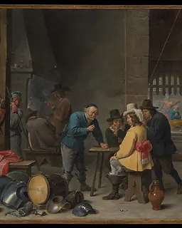 Guardroom with the Deliverance of Saint Peter by David Teniers the Younger