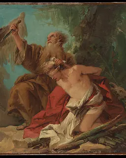 The Sacrifice of Isaac by Giovanni Domenico Tiepolo