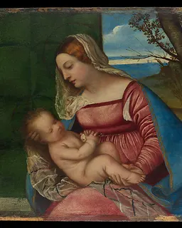 Madonna and Child by Titian (Tiziano Vecellio)