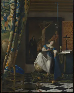 Allegory of the Catholic Faith by Johannes Vermeer