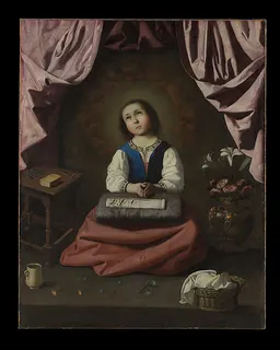 The Young Virgin by Francisco de Zurbarán