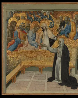 The Mystic Marriage of Saint Catherine of Siena by Giovanni di Paolo (Giovanni di Paolo di Grazia)