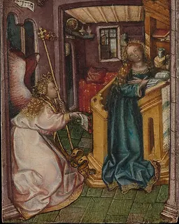 The Annunciation by South German (Bavarian?) Painter