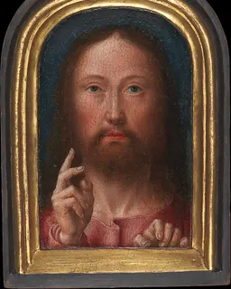 Christ Blessing by Gerard David