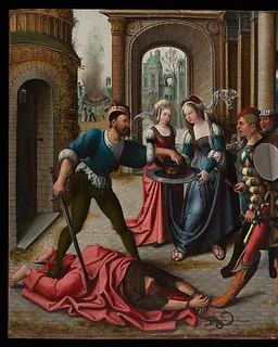 The Martyrdom of Saint John the Baptist by Bernard van Orley
