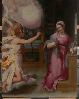 The Annunciation by Peter Candid (Pieter de Witte, Pietro Candido)