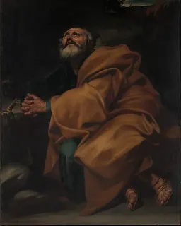 The Tears of Saint Peter by Jusepe de Ribera (called Lo Spagnoletto)