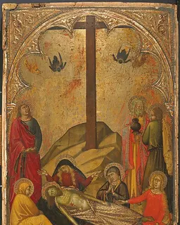The Lamentation over the Dead Christ by Niccolò di Buonaccorso