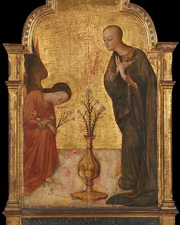 The Annunciation by Sassetta (Stefano di Giovanni)