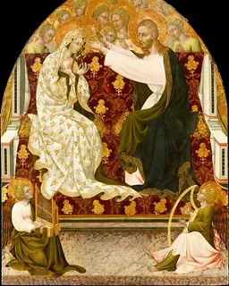 Coronation of the Virgin by Giovanni di Paolo (Giovanni di Paolo di Grazia)