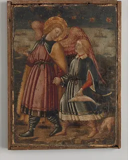 The Archangel Raphael and Tobias by Neri di Bicci