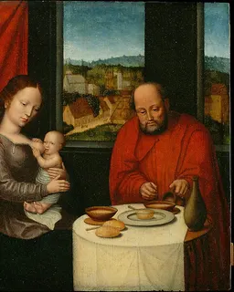 Virgin and Child with Saint Joseph by Netherlandish Painter, second half of 16th century