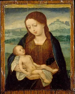 Virgin and Child by Master of the Female Half-Lengths