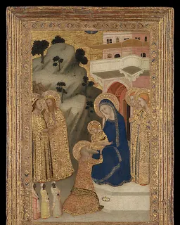 The Adoration of the Magi by Italian, Neapolitan Follower of Giotto