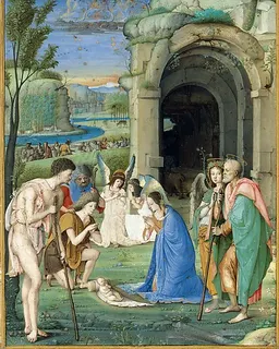 Adoration of the Shepherds by Francesco di Marco Marmitta da Parma