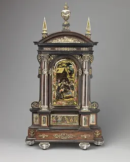 Tabernacle House Altar with the Adoration of the Shepherds, the Adoration of the Magi, and the Annunciation. by Reinhold Vasters