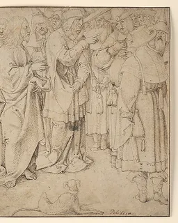 The Parable of the Beam and the Mote by Netherlandish