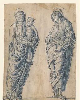 Madonna and Child with Saint John the Evangelist by Andrea da Murano