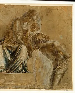 Madonna and Child with Saints Roch and Sebastian by Michele da Verona