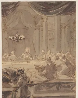 The Last Supper by Giovanni Antonio Pellegrini