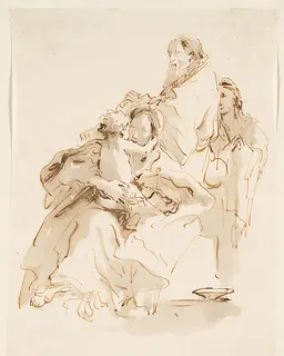 The Holy Family with Saint John by Giovanni Battista Tiepolo