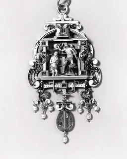 Pendant with the Baptism of Christ by Anonymous