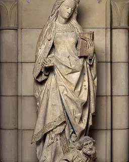 Saint Catherine of Alexandria by Jan Crocq