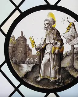 Roundel with Saint Peter by Anonymous