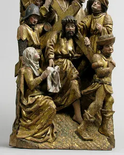 The Way to Calvary, with Saint Veronica Receiving the Veil Imprinted with the Face of Christ by Anonymous