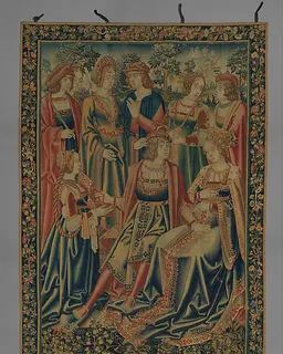 Two Episodes from the Parable of the Prodigal Son: The Prodigal Offering Jewels to Luxuria by Anonymous
