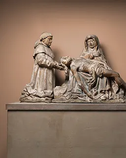 Pietà with Donors by Anonymous