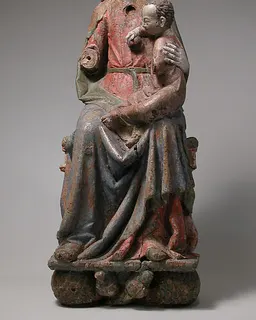 Enthroned Virgin and Child by Anonymous