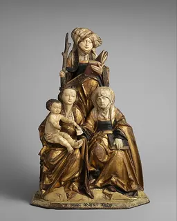 The Virgin and Child, Saint Anne, and Saint Emerentia by Anonymous